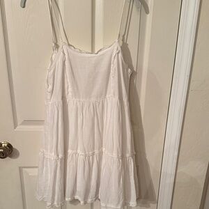 Urban Outfitters White Spaghetti Strap Dress